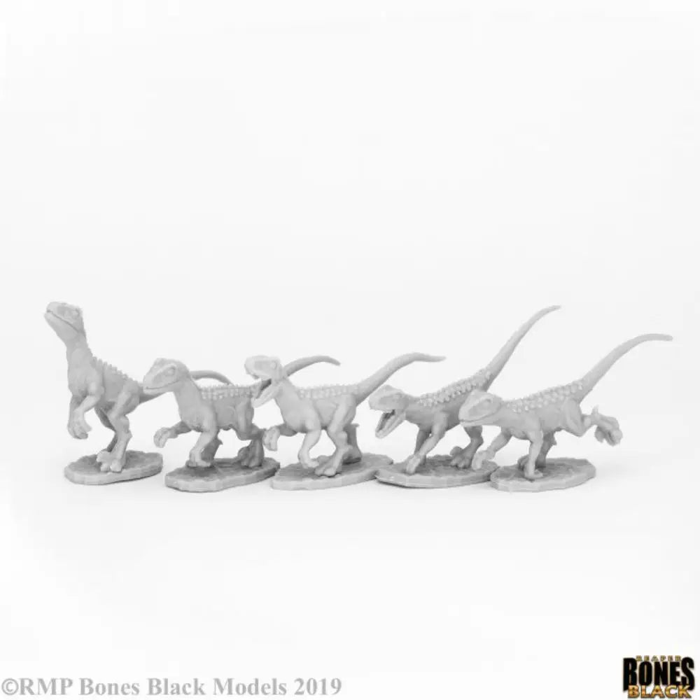 Reaper: Bones Black Raptor Hunting Pack (5) - RPG Miniatures