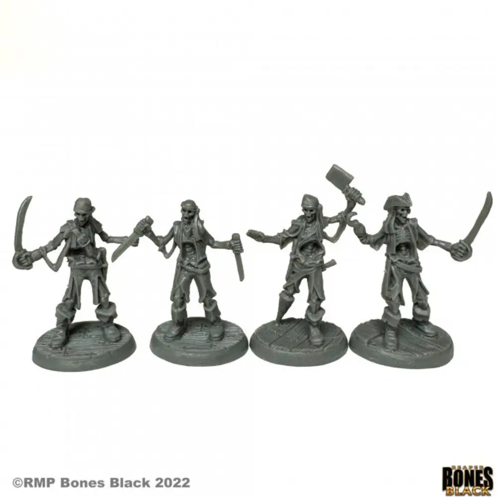 Reaper: Bones Black Skeletal Boarding Party (4) - Roleplaying Games