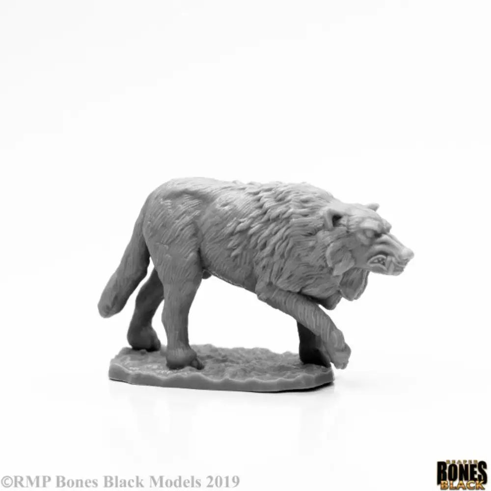 Reaper: Bones Black Winter Wolf - RPG Miniatures