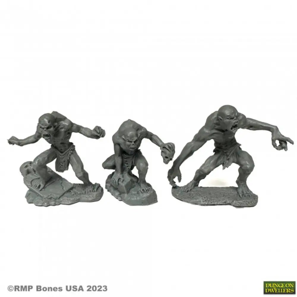 Reaper Dungeon Dwellers: Bones USA Ghouls (2) and Ghast - RPG Miniatures