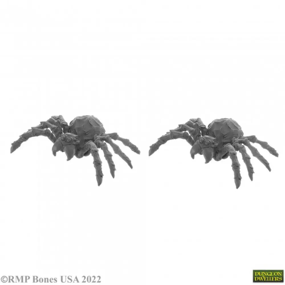 Reaper Dungeon Dwellers: Bones USA Giant Spider (2) - RPG Miniatures