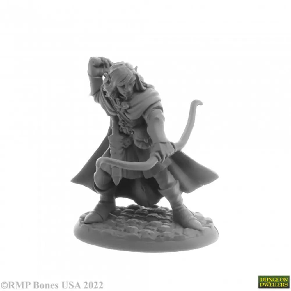 Reaper Dungeon Dwellers: Bones USA Lanaerel Grayleaf Elf Ranger - RPG Miniatures