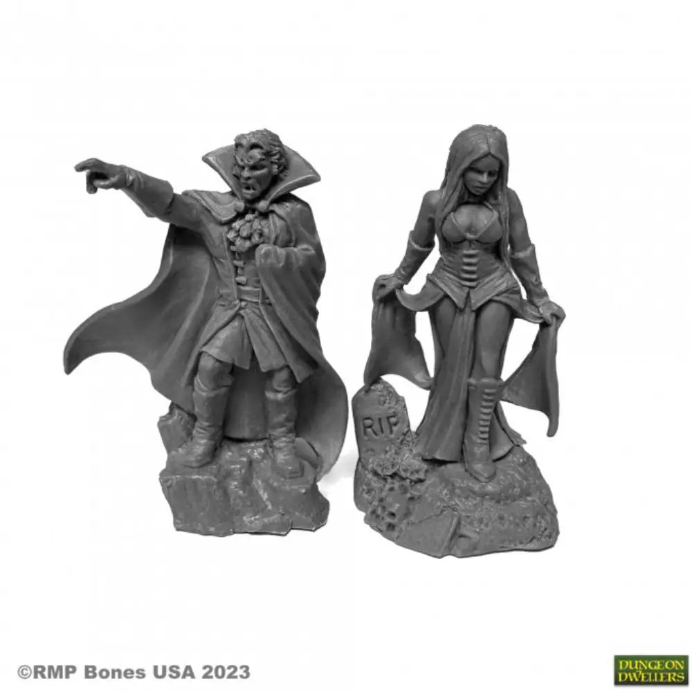 Reaper Dungeon Dwellers: Bones USA Vampire Bloodlords (2) - RPG Miniatures