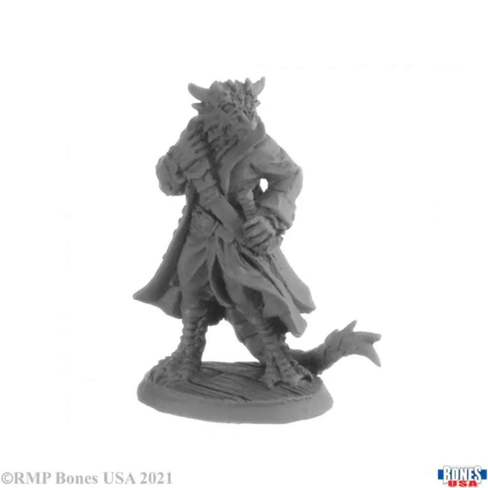 Reaper Legends: Bones USA Captain Blackscale Dragonfolk Pirate - Roleplaying Games