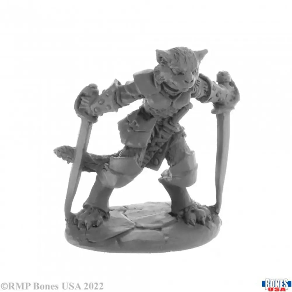 Reaper Legends: Bones USA Catfolk Rogue Shadoweyes - Roleplaying Games