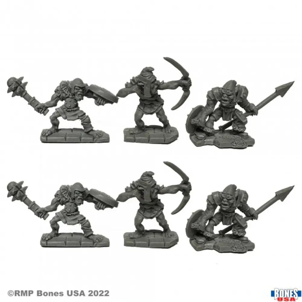Reaper Legends: Bones USA Goblins (6) RPG Miniatures Reaper   