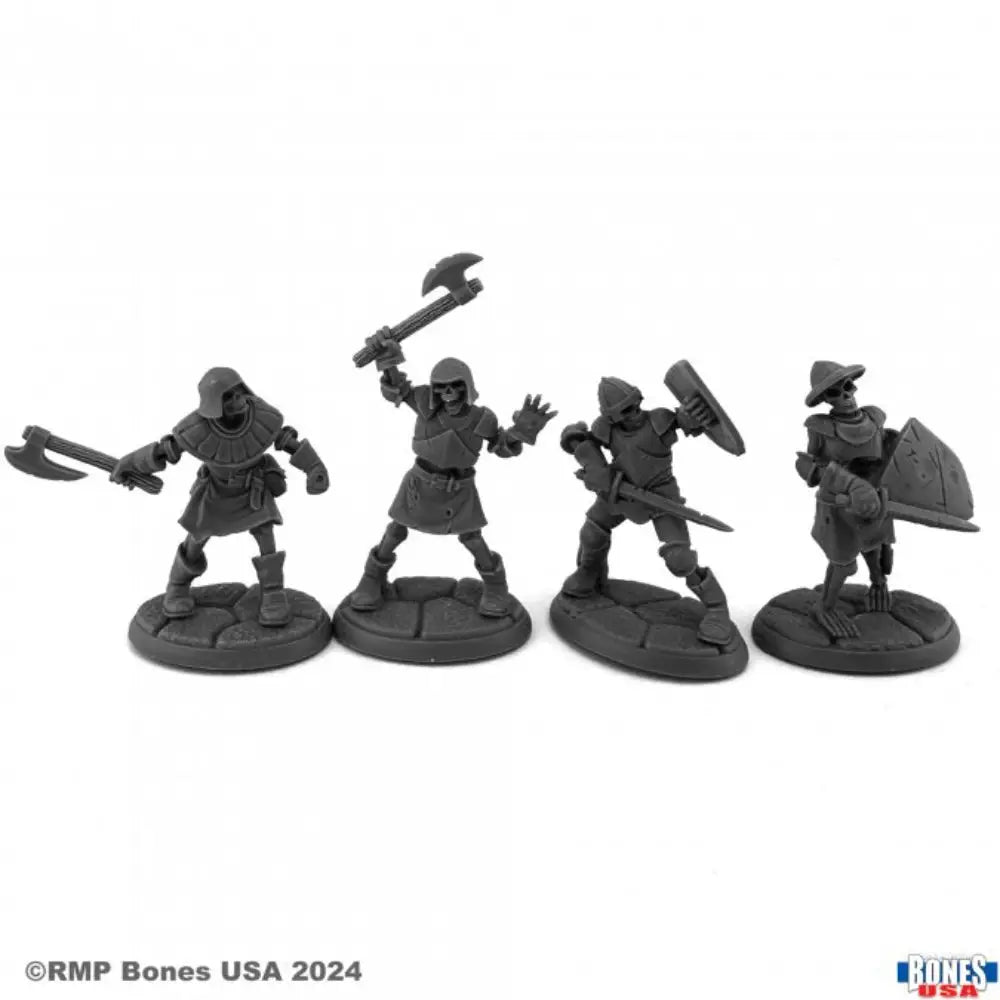 Reaper Legends: Bones USA Skeleton Guardians II (4) - RPG Miniatures