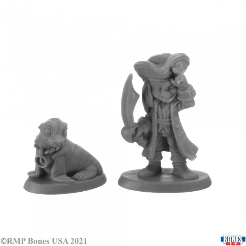 Reaper Legends: Bones USA Skipper and Scuttle - RPG Miniatures