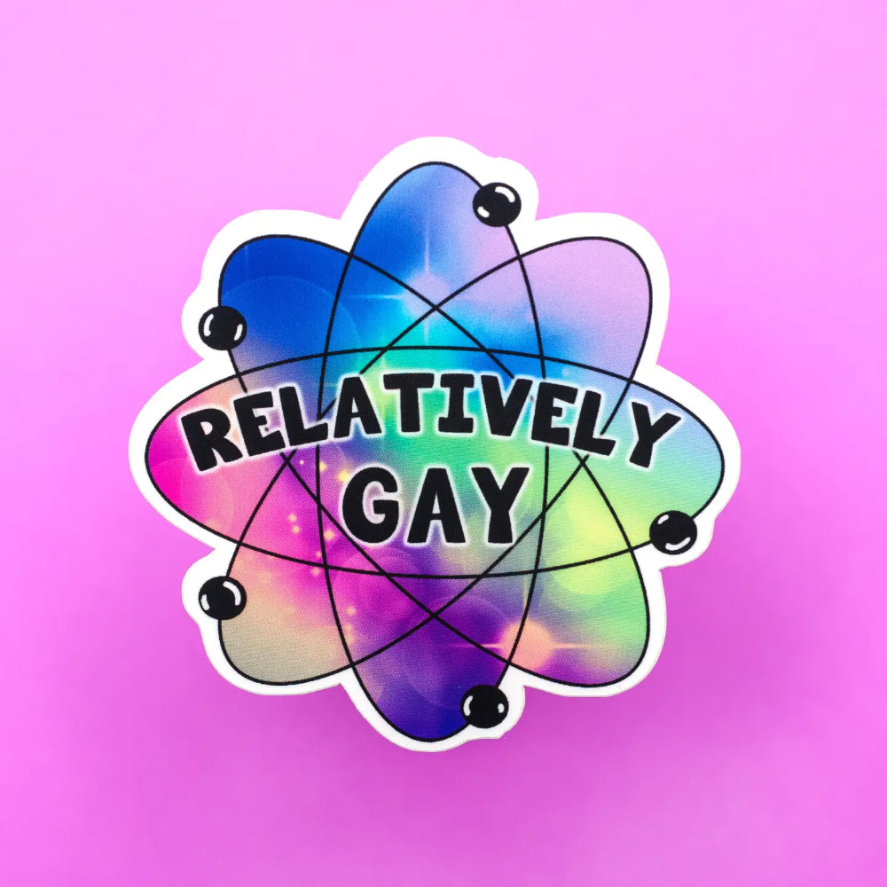 Relatively Gay Sticker - Gifts