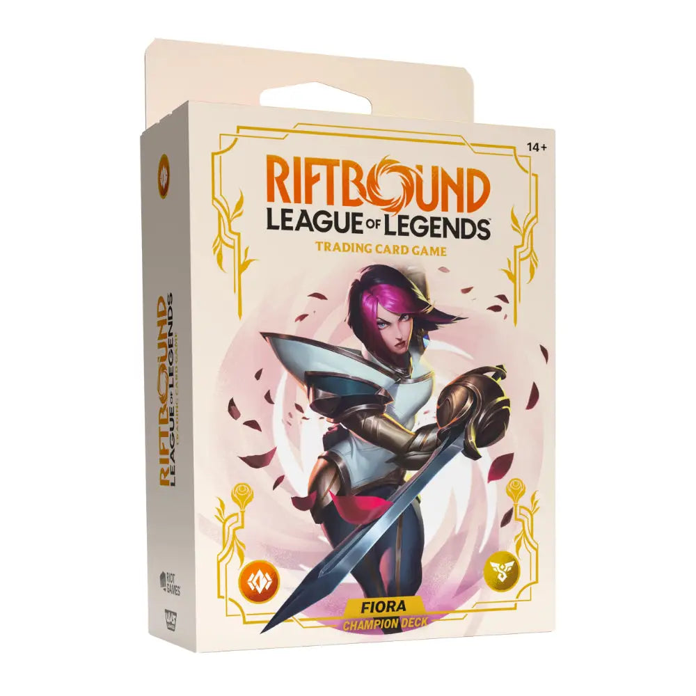 Riftbound League of Legends TCG: Fiora Champion Deck - Card Games
