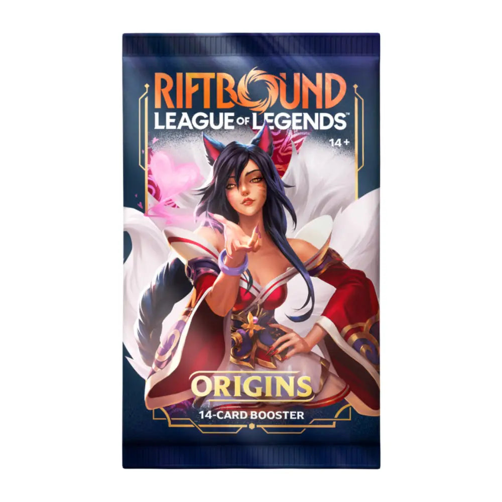 Riftbound League of Legends TCG: Origins Booster Pack - Card Games