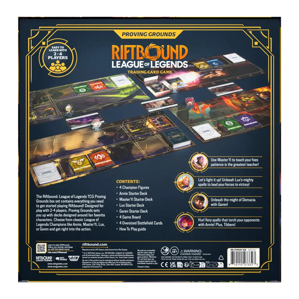 Riftbound League of Legends TCG: Proving Grounds Other Card Games