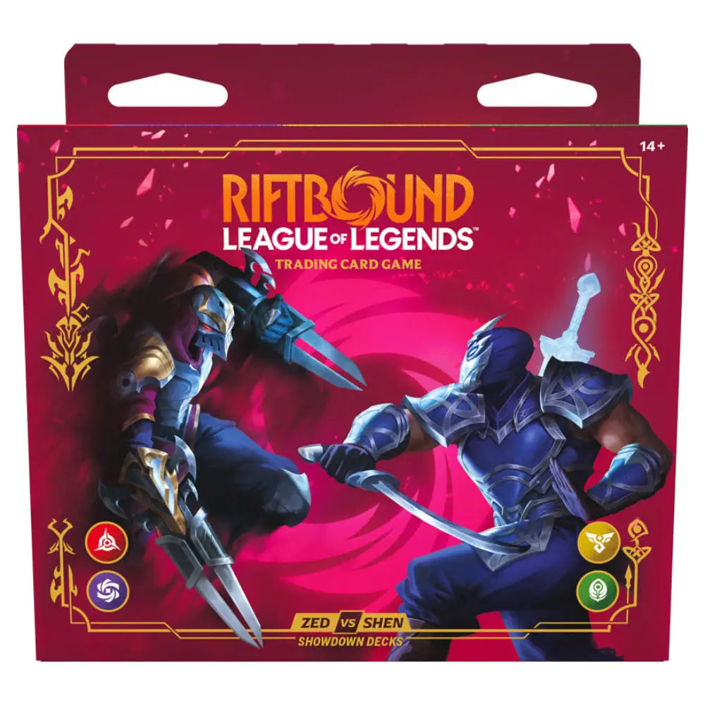 Riftbound League of Legends TCG: Vendetta Zed vs. Shen Showdown Deck - Card Games