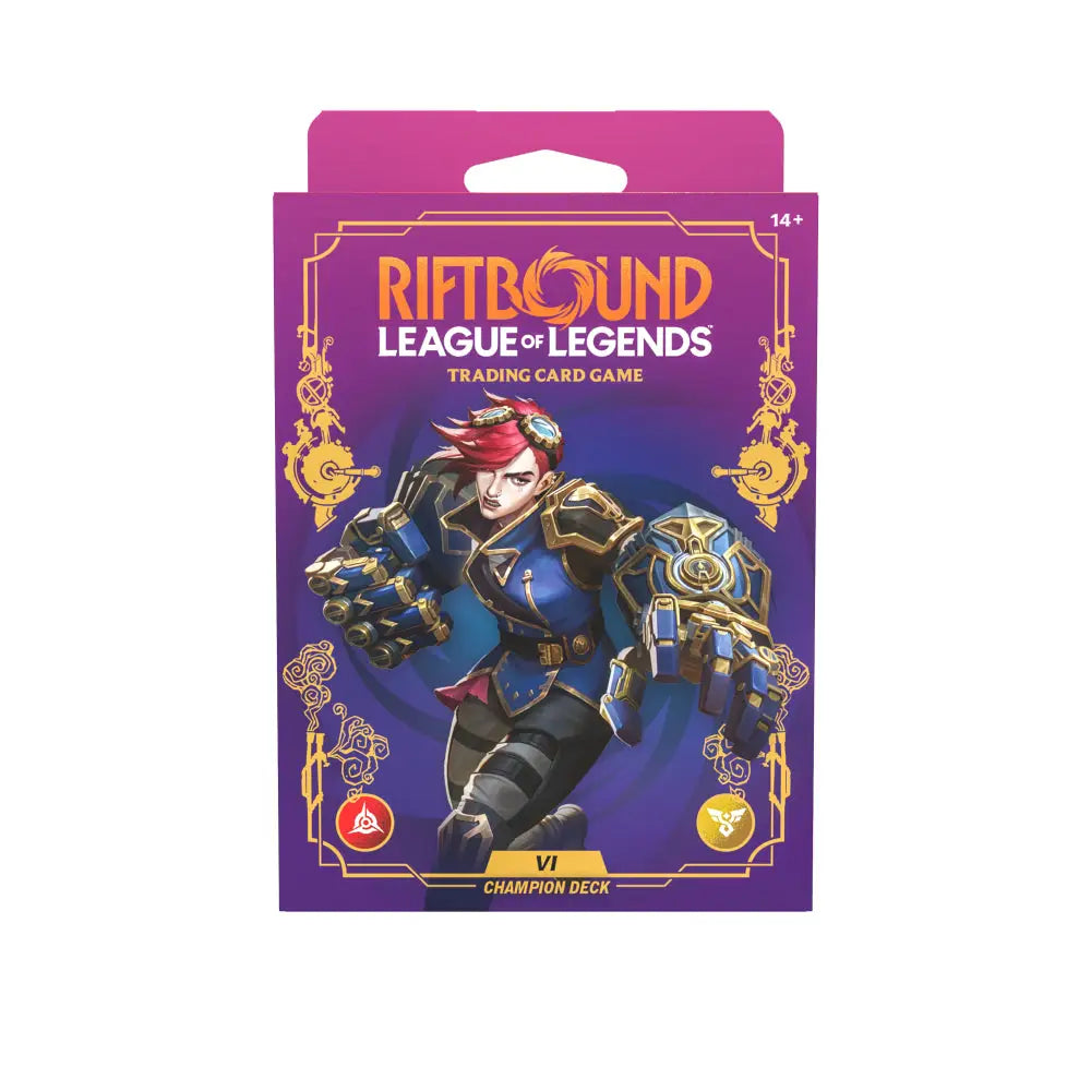 Riftbound League of Legends TCG: Vi Champion Deck - Card Games