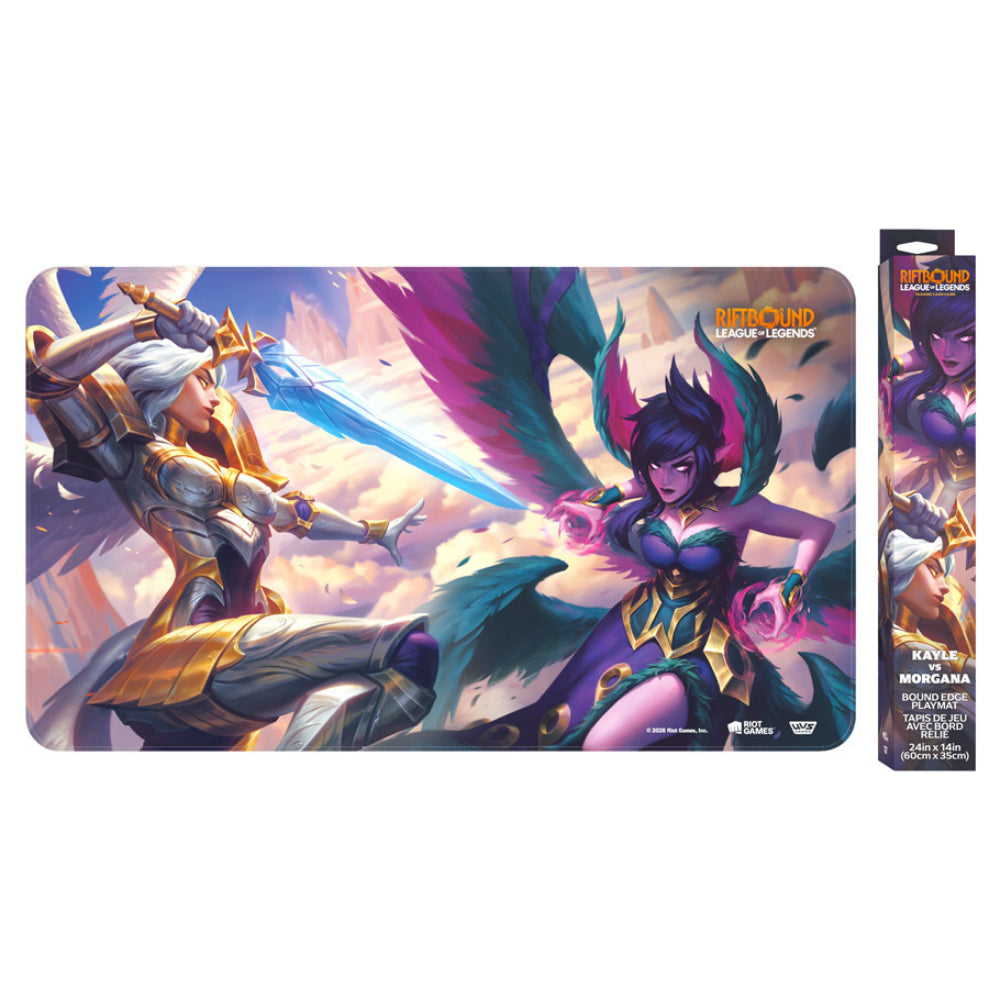 Riftbound TCG League of Legends Playmat - Kayle vs Morgana - Card Games