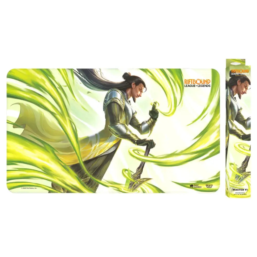 Riftbound TCG League of Legends Playmat - Master Yi Wuju Master - Card Games