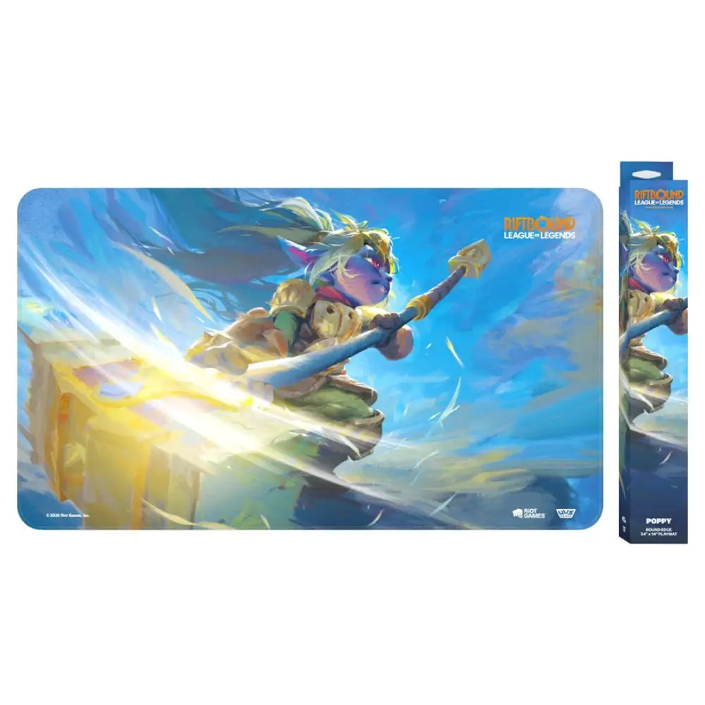 Riftbound TCG League of Legends Playmat - Poppy Keeper of the Hammer - Card Games