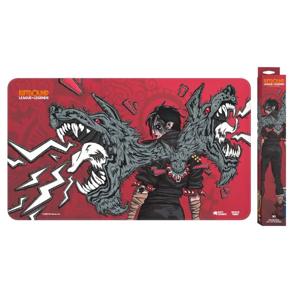 Riftbound TCG League of Legends Playmat - Vi Piltover Enforcer - Card Games