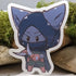 Rogue Cat Grey Sticker - Gifts