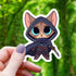 Rogue Cat Orange Sticker - Gifts