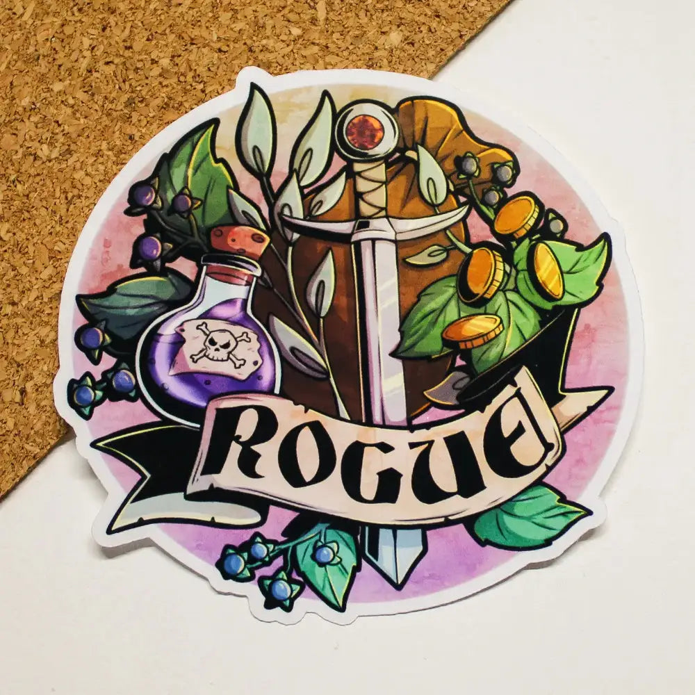Rogue Class Sticker - Toys & Gifts