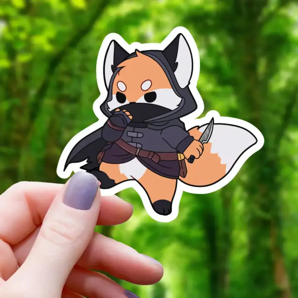 Rogue Red Fox Sticker - Toys & Gifts