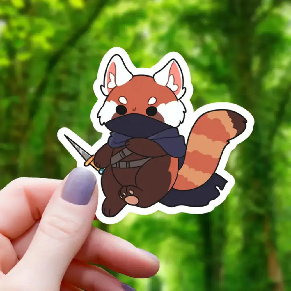 Rogue Red Panda Sticker - Gifts