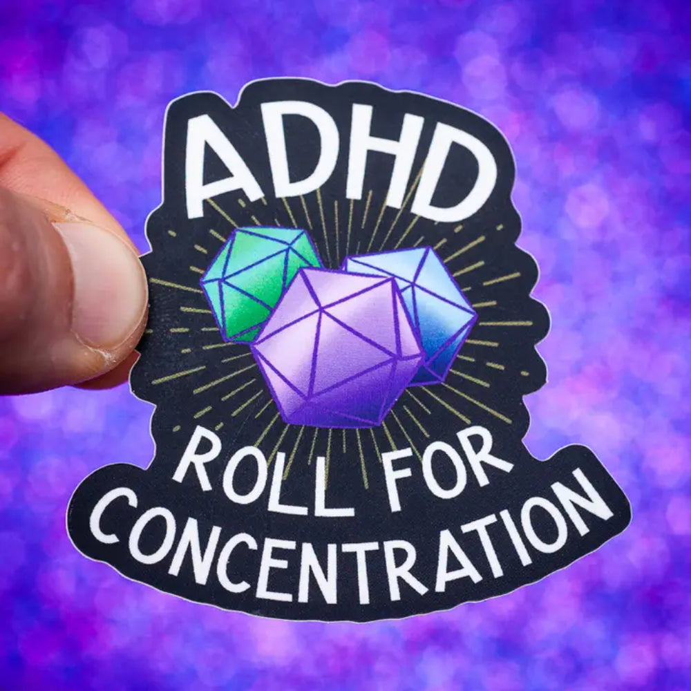 Roll for Concentration Sticker - Gifts