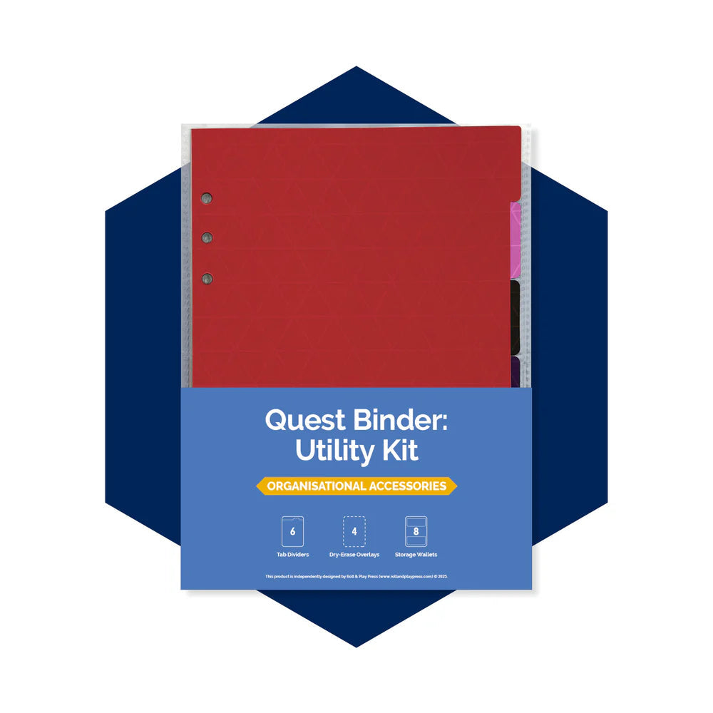 Roll & Play Quest Binder Insert Pack - Utility Kit - Gifts