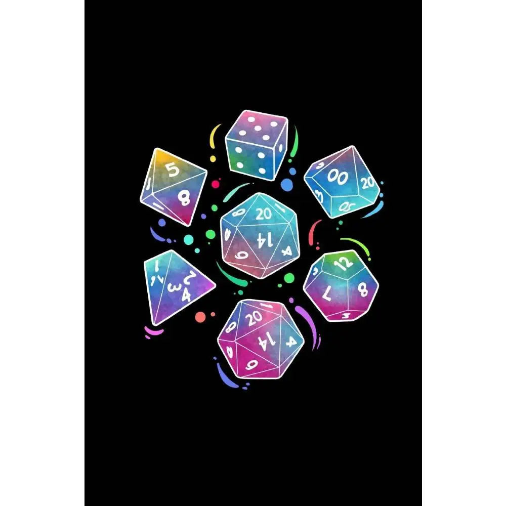 Rolling Dice Dot Grid Notebook - Gifts