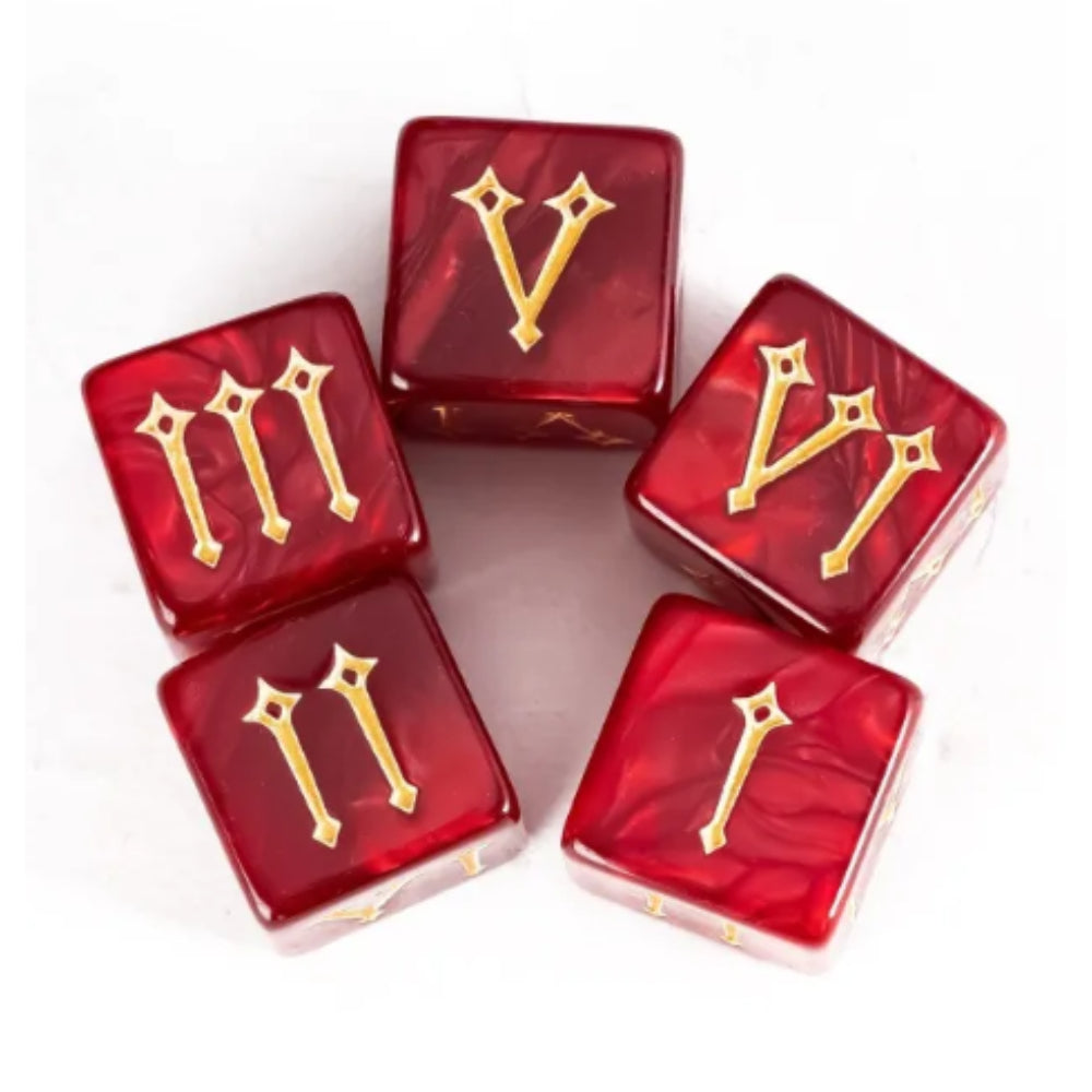 Roman Numeral 16mm d6s (10 Pack)