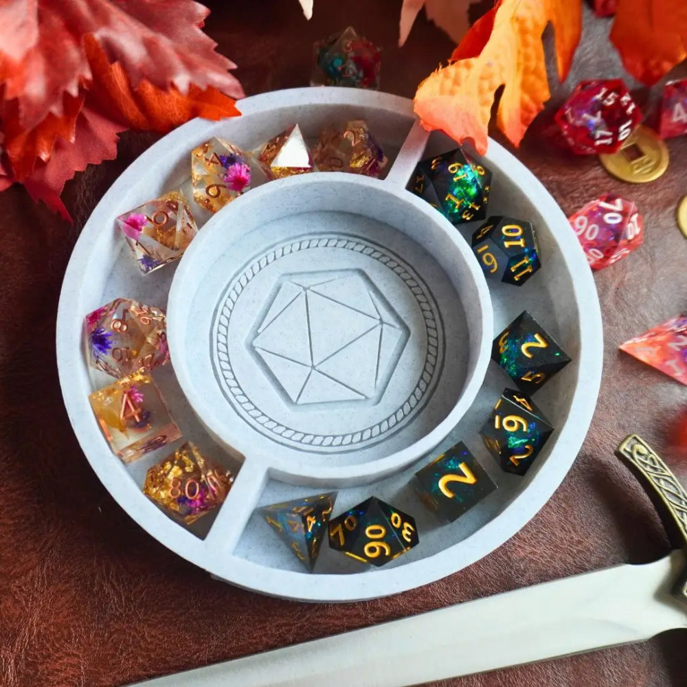 Round Dice Tray - Dice & Dice Supplies