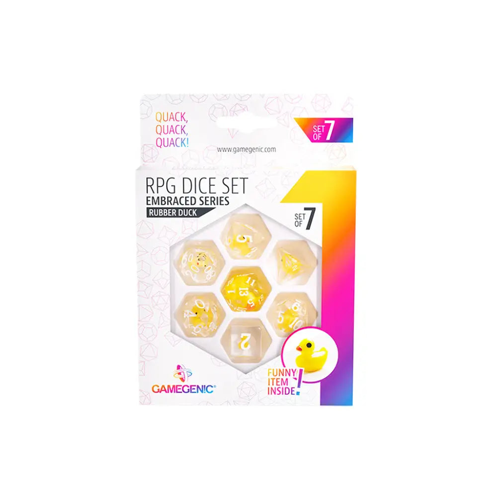 Rubber Duck Polyhedral (D&D) Dice Set (7) - Dice & Dice Supplies