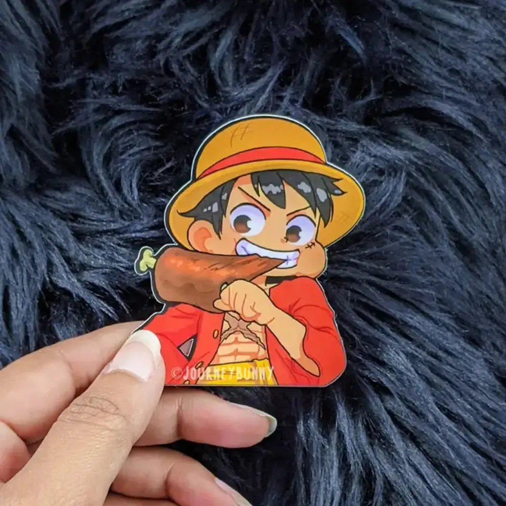 Rubber Pirate Sticker - Gifts