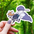 Samurai Kitsune Sticker - Gifts