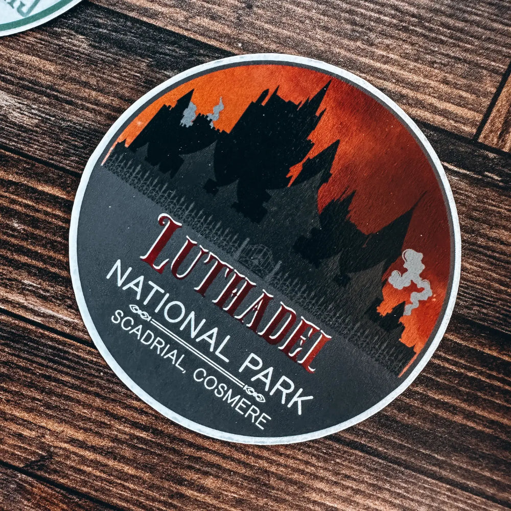 Sanderson's Cosmere Parks Stickers
