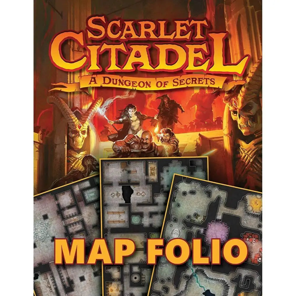 Scarlet Citadel Adventure for 5th Edition Map Folio Dungeons & Dragons Kobold Press   