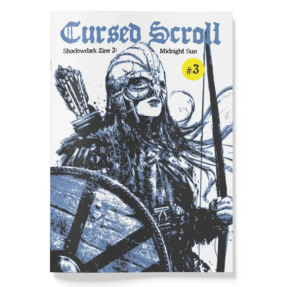 Shadowdark RPG Cursed Scroll Zine 3 Midnight Sun - Roleplaying Games