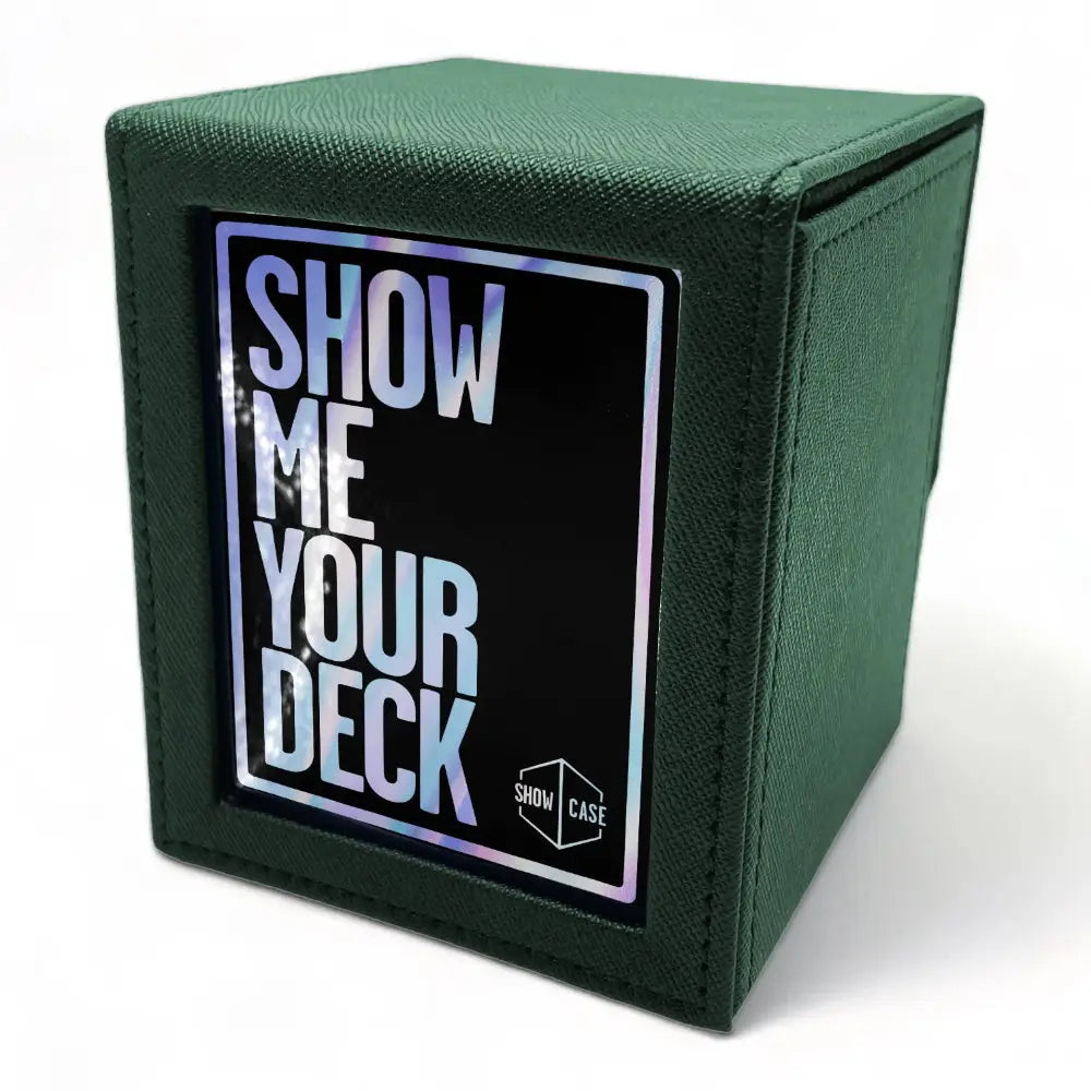 Showcase 100 + Premium Deckbox - Green - Storage