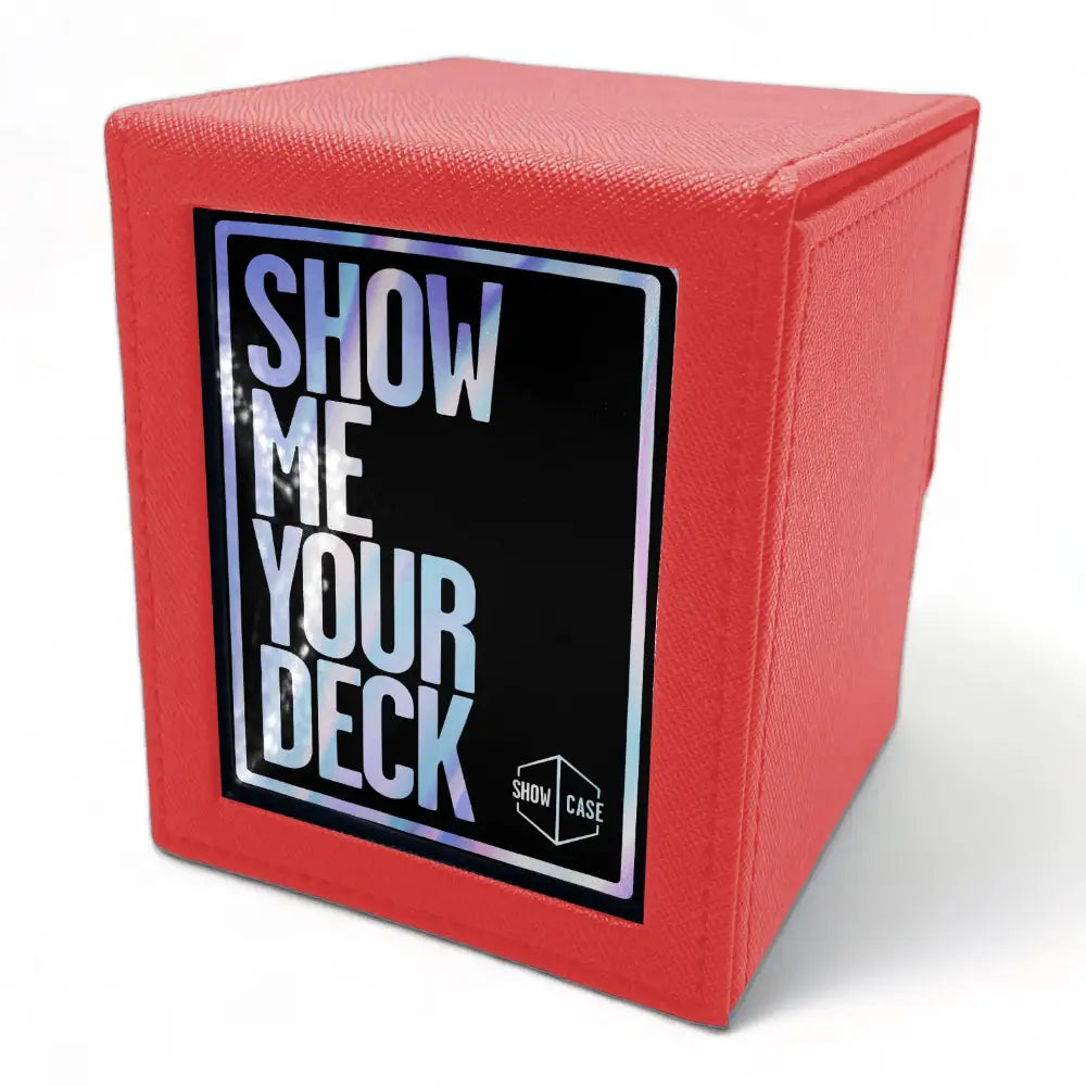Showcase 100 + Premium Deckbox - Red - Storage