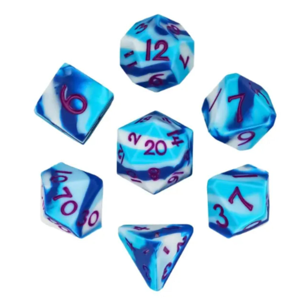 Silicone Polyhedral (D&D) Dice Set (7)