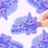 Silly Wizard Cat Sticker - Gifts