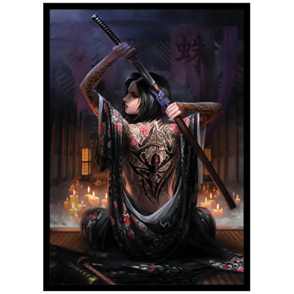 Spider Tattoo Matte Sleeves (100) - Card Games