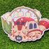 Spring Cat Bus Sticker - Gifts