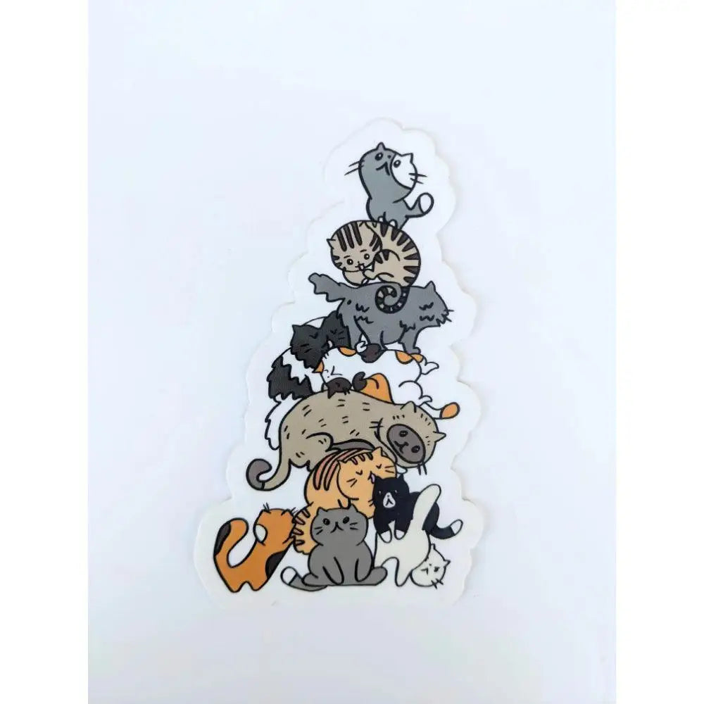 Stack O’ Cats Sticker - Gifts