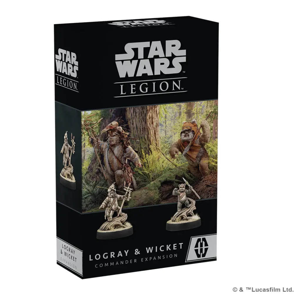 Star Wars: Legion Logray and Wicket Commander Expansion Star Wars Legion Fantasy Flight Games   