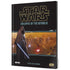 Black hardcover star wars rpg era sourcebook collapse of the republic featuring a jedi in brown robes with blue lightsaber