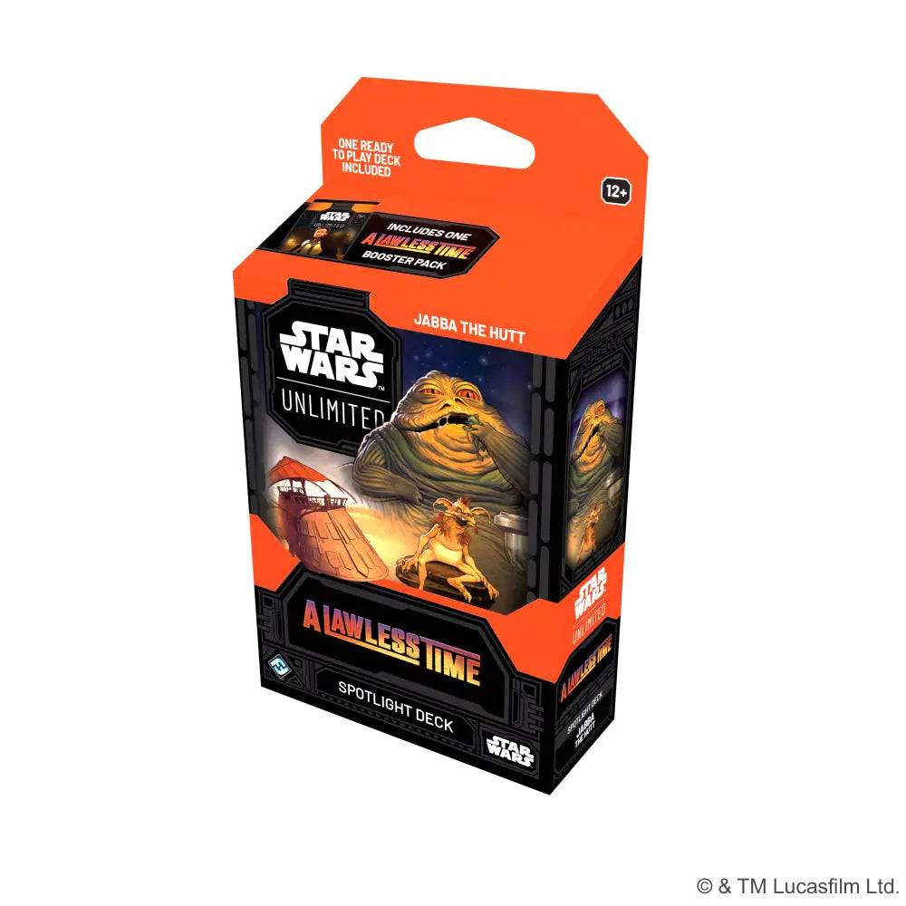 Star Wars Unlimited: A Lawless Time Jabba the Hutt Spotlight Deck - Card Games