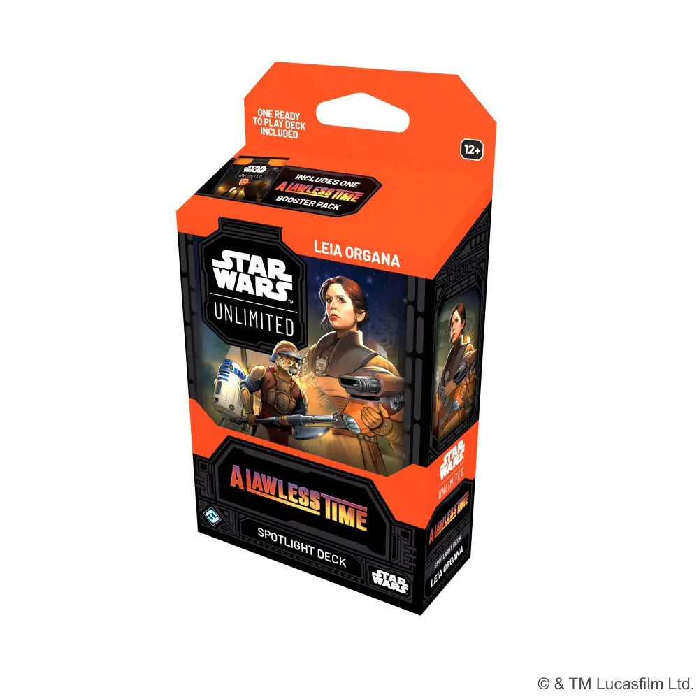 Star Wars Unlimited: A Lawless Time Leia Organa Spotlight Deck - Card Games