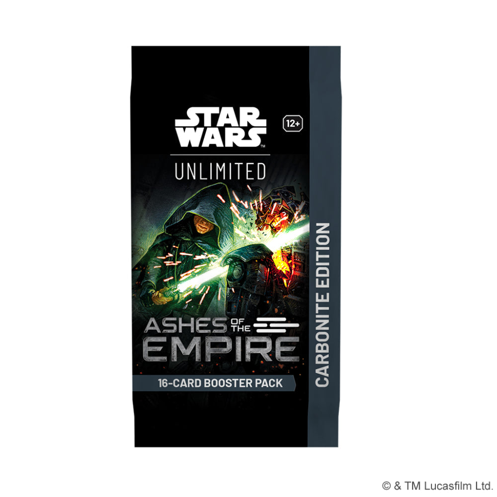 Star Wars Unlimited: Ashes of the Empire CARBONITE Booster Pack - Card Games
